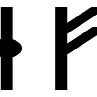 The name Refr written in runes