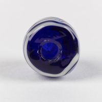 Reproduction blue and white glass gaming piece