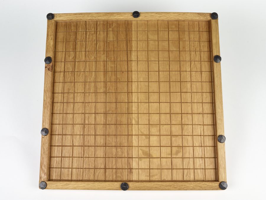 Upper surface of reproduction game board