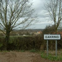 Village sign of Eakring