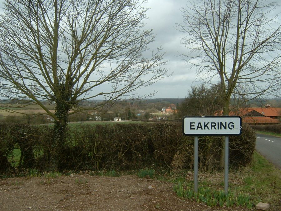 Village sign of Eakring