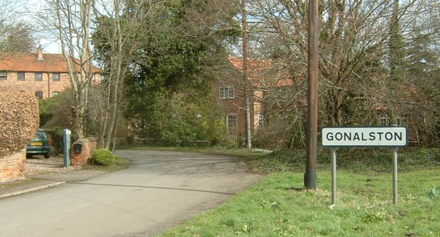 Village sign of Gonalston