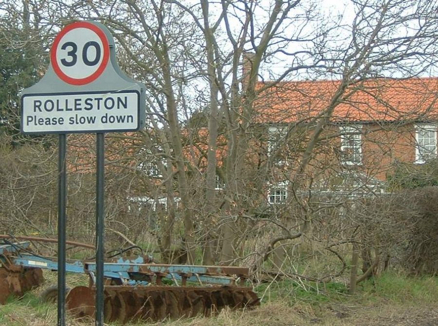 Village sign of Rolleston