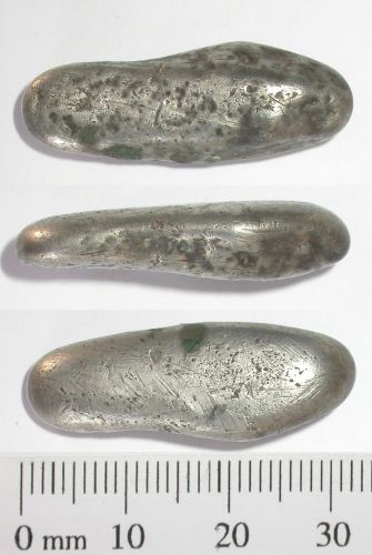 'Viking' silver ingot from Breedon on the Hill, Leics. DENO-CE6103. (c) Derby Museums Trust, CC BY-SA 4.0