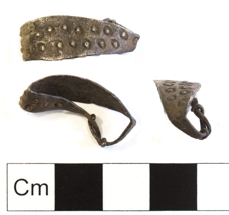 A silver finger ring with stamped decoration found near Wood Enderby, Lincolnshire. (c) Portable Antiquities Scheme, CC BY-SA 4.0