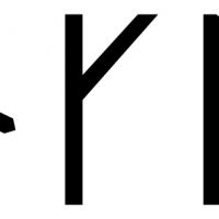 The name Langlíf in runes