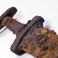 A Viking sword found at Repton, Derbyshire. (c) Derby Museums and Art Gallery