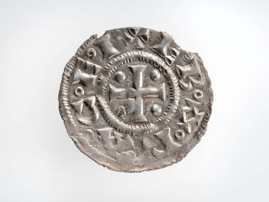A silver penny from the Scandinavian kingdom of York found at Thurcaston, Leicestershire © The Fitzwilliam Museum, Cambridge