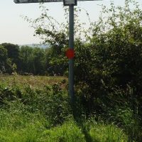 Signpost with Saxby All Saints