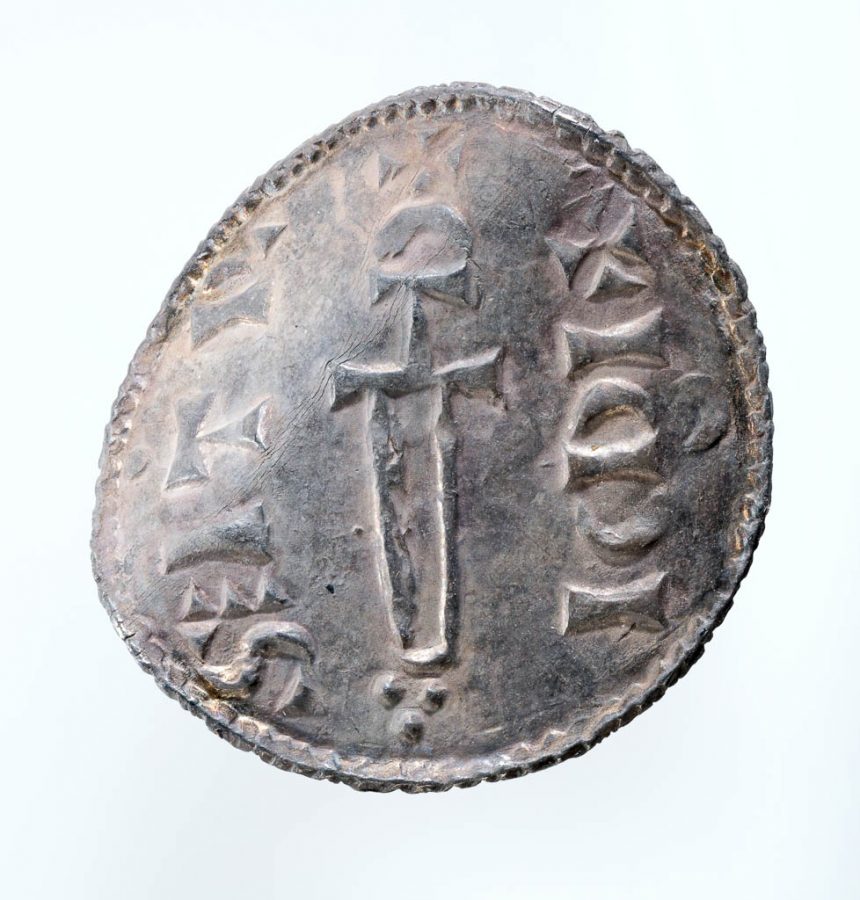 A silver penny of Sihtric Caoch found at Thurcaston, Leicestershire. © The Fitzwilliam Museum, Cambridge