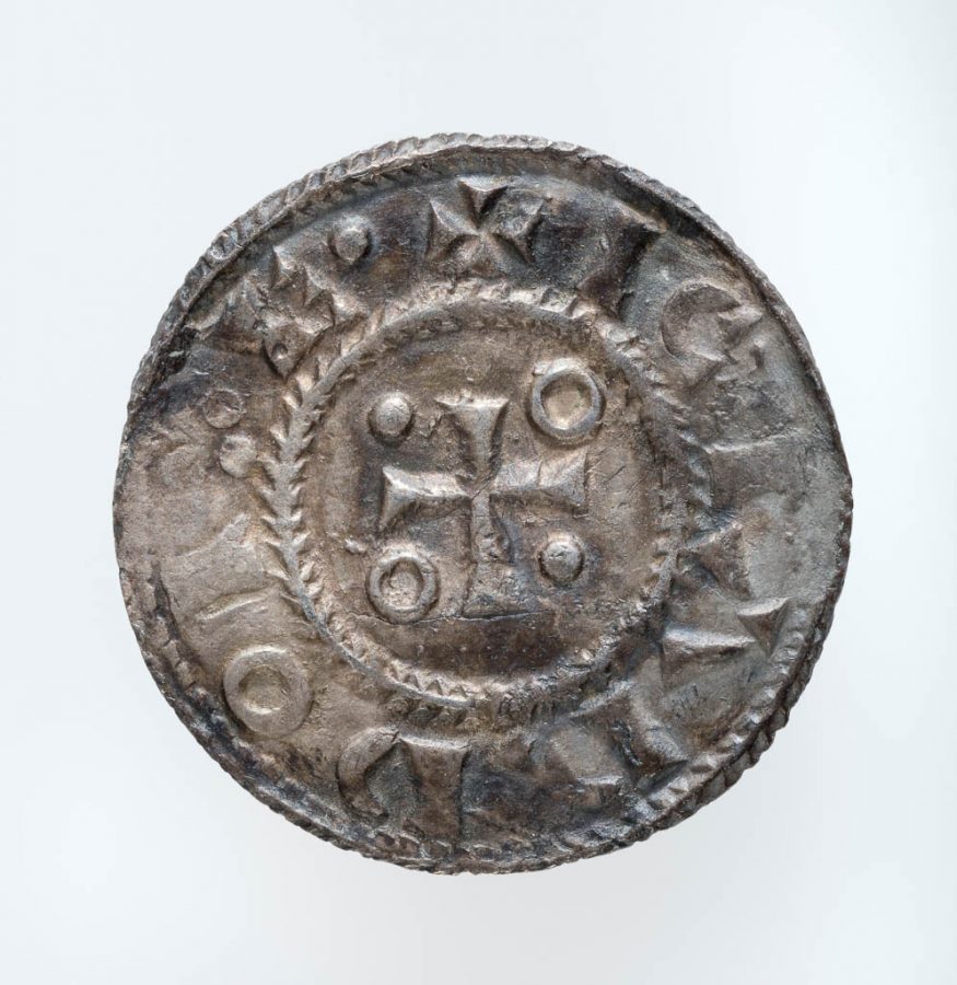 A silver penny of Sihtric Caoch found in Thurcaston, Leicestershire. © The Fitzwilliam Museum, Cambridge