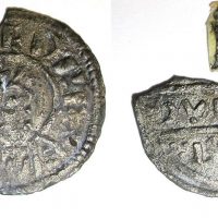 Coin of Burghred of Mercia found at Repton, Derbyshire. (c) Derby Museum and Art Gallery