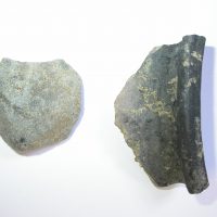 Early medieval pottery from Full Street, Derby, Derbyshire. (c) Derby Museum and Art Gallery