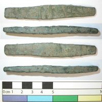 A copper alloy ingot from Little Chester, Derbyshire. (c) Derby Museum and Art Gallery