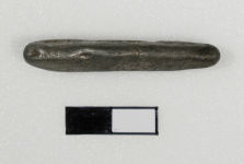 A silver ingot of Viking Age date found in Longford, Derbyshire. (c) Derby Museum and Art Gallery