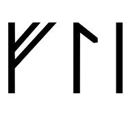 The name Úlfljót in runes