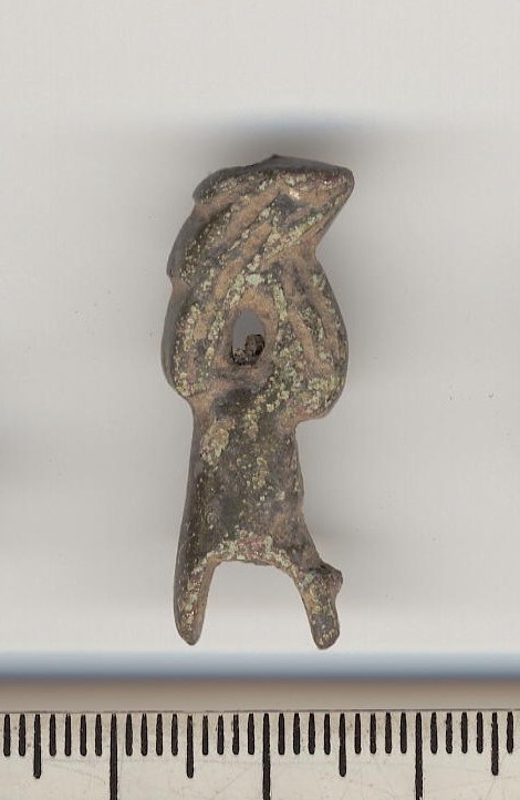 A copper-alloy prick spur found near Skendleby, Lincolnshire. (c) Portable Antiquities Scheme, CC BY-SA 4.0