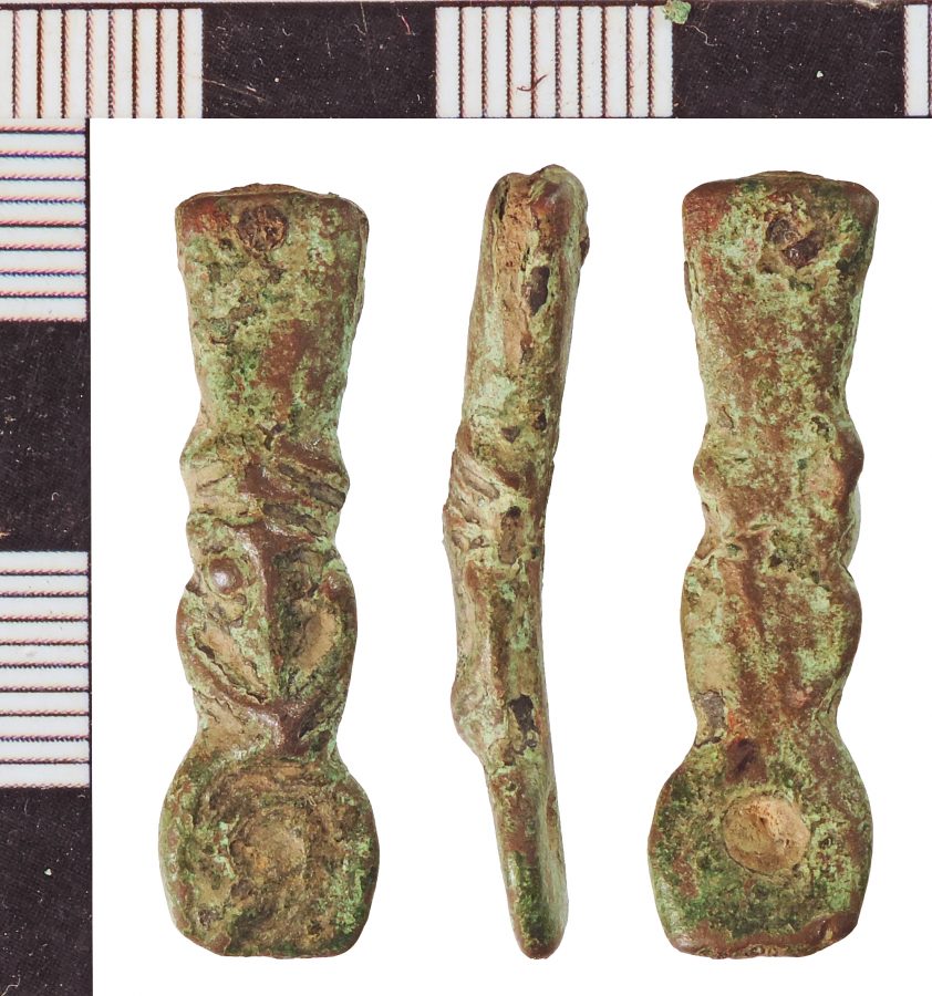 A copper-alloy zoomorphic strap-end found near Walkeringham, Nottinghamshire. (c) Portable Antiquities Scheme, CC BY-SA 2.0