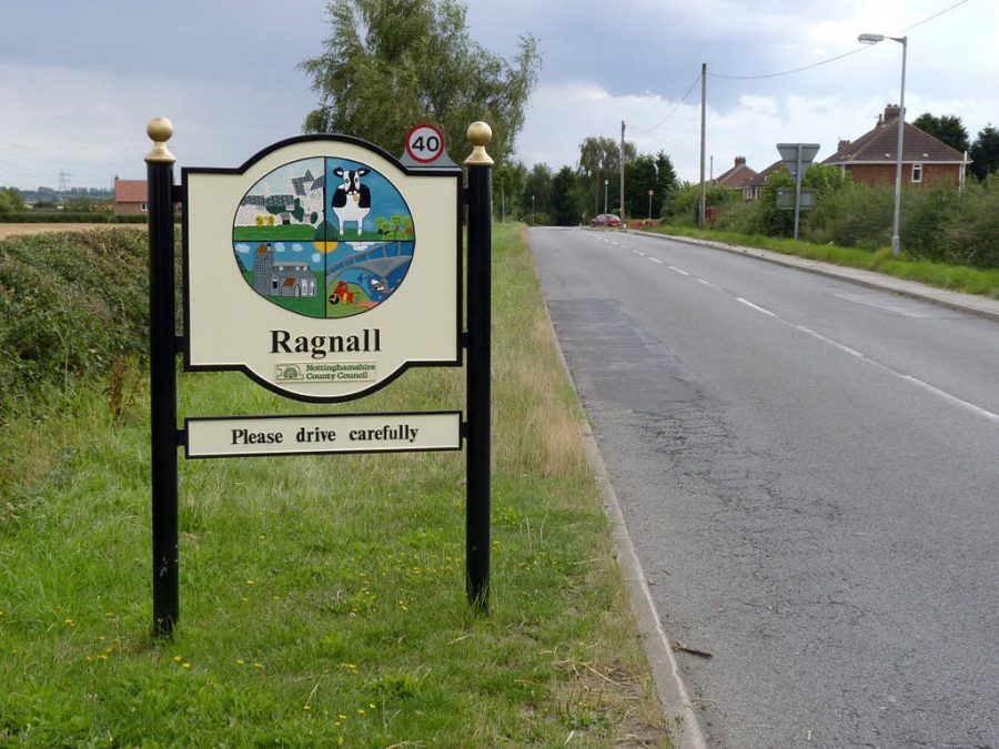 Ragnall village sign