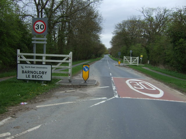 Barnoldby le Beck village sign
