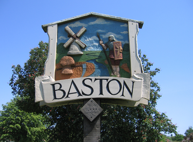 Baston Village sign