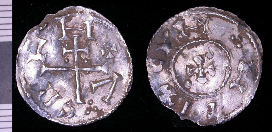 A Viking silver 'Cunnetti' penny found near Rearsby, Leicestershire. (c) Portable Antiquities Scheme, CC BY-SA 4.0