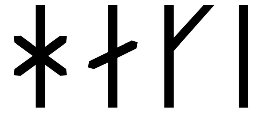 Haki written in runes