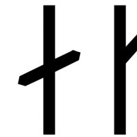 Klakk written in runes