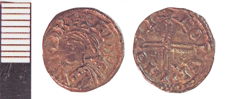 A silver Northumbrian penny found near Walkeringham, Nottinghamshire. (c) Portable Antiquities Scheme, CC BY-SA 2.0