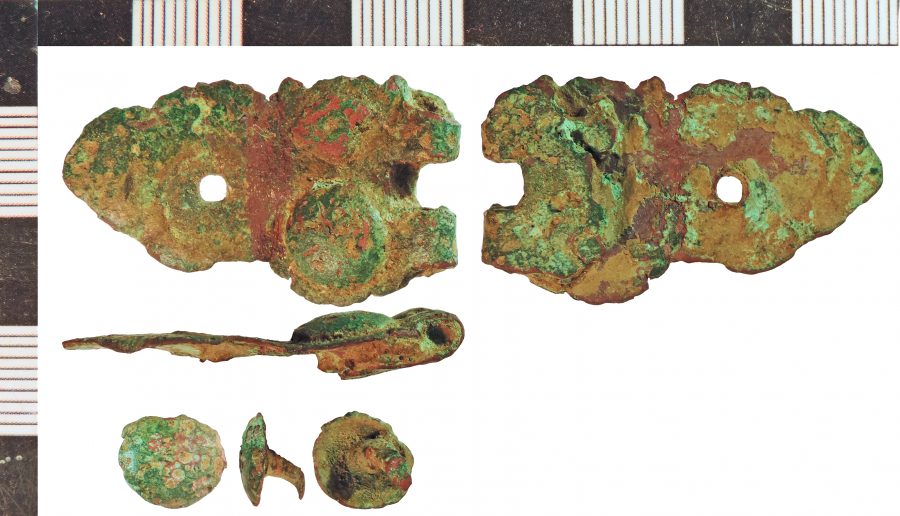 A Frankish copper-alloy buckle found near Roxby cum Risby, Lincolnshire. (c) Portable Antiquities Scheme, CC BY-SA 2.0
