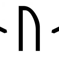 Gunnvor written in medieval runes (Group C)
