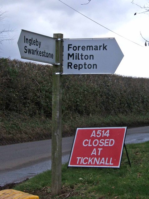 Ingleby road sign
