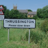 Thrussington sign