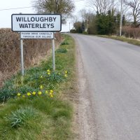 willoughby Waterleys sign