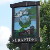 Scraptoft village sign