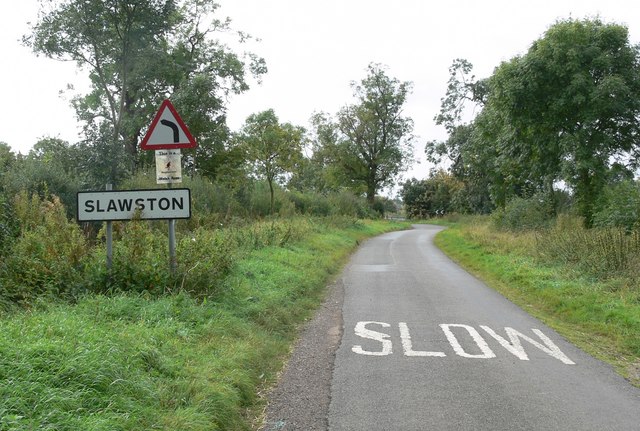 Slawston village